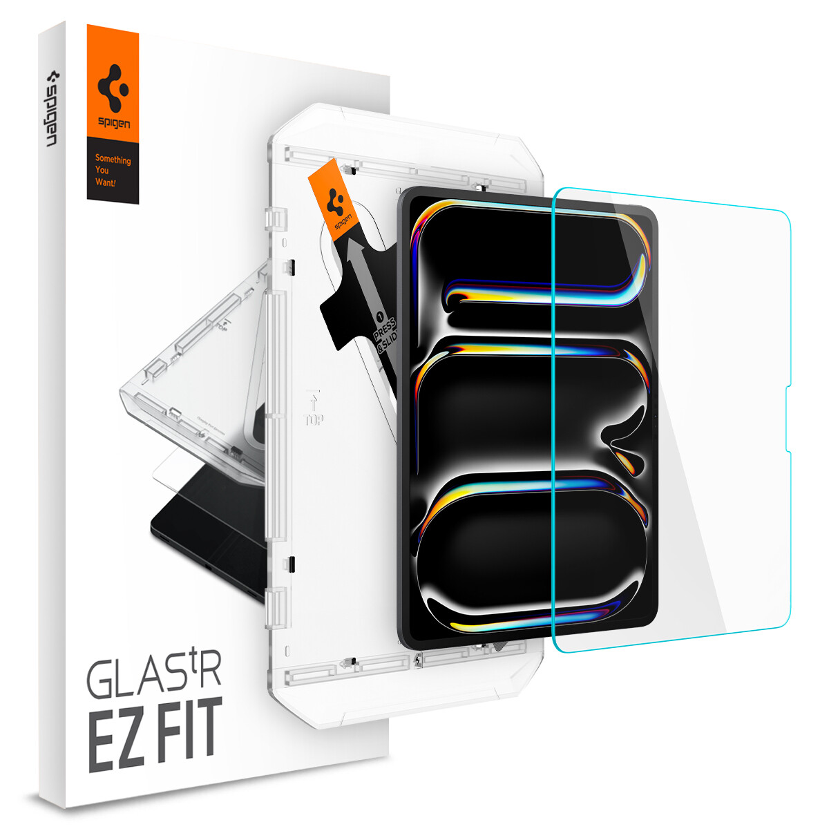 Spigen [GLAS.tR EZ Fit] Tempered Glass Screen Protector | for iPad Pro 13" / 11"