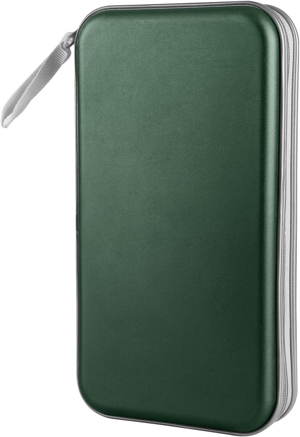 CD Case,  DVD Case Holder 96 Capacity Hard Plastic CD DVD Disc Cases Dark Green