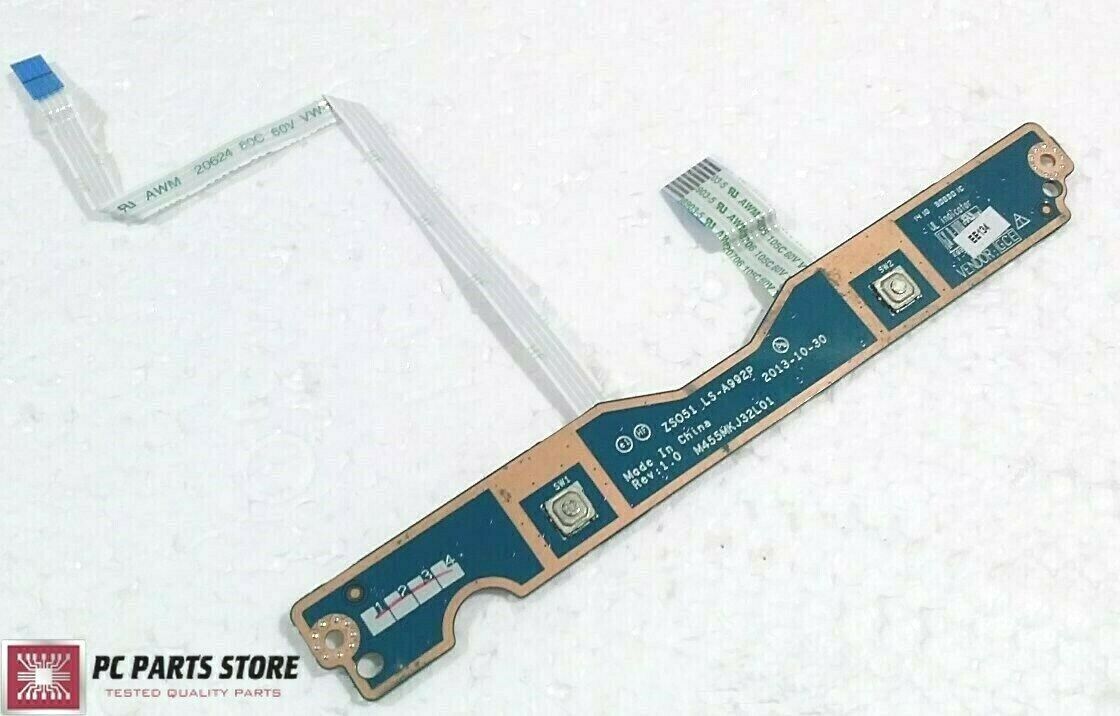 HP 15-g 15-g019wm Genuine Laptop Touchpad Mouse Button Board w/Cable LS-A992P