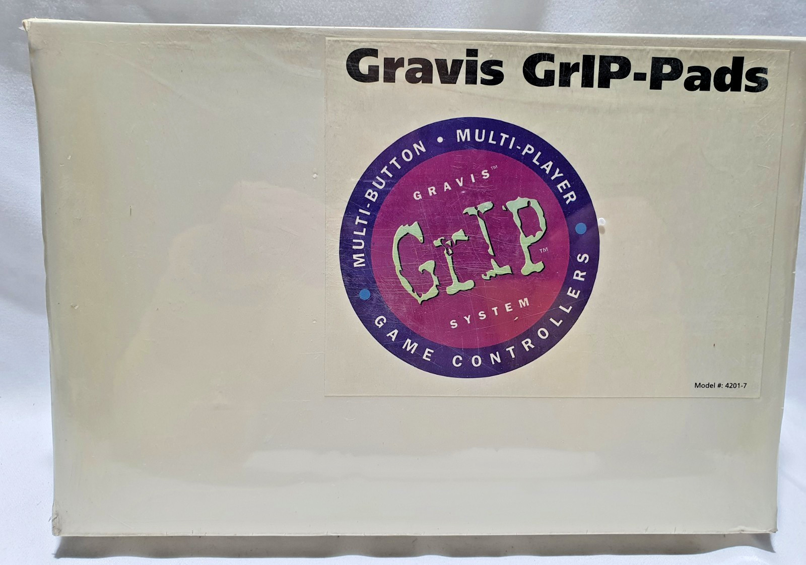 New Sealed Advanced Gravis GrIP Pads Game Controllers Vintage PC Original Packaging NOS 4201