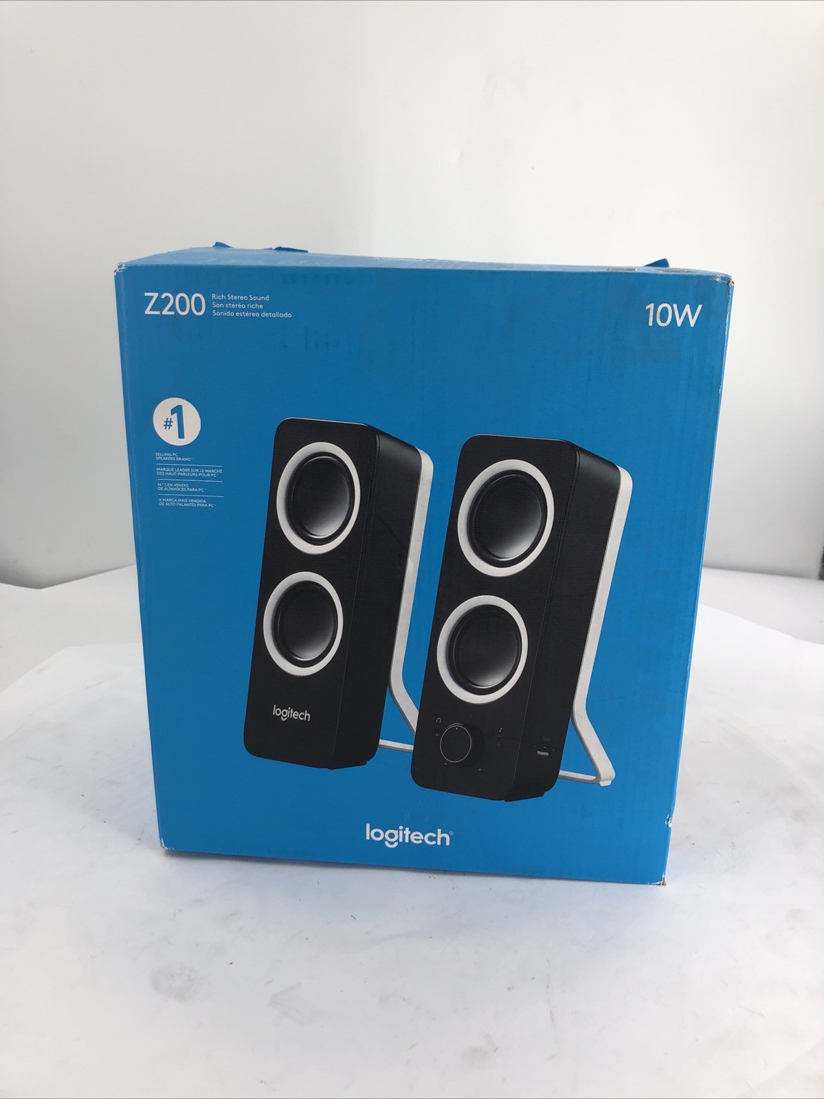 NEW Logitech Z200 Multimedia Speakers with Rich Stereo Sound - NEW SEALED