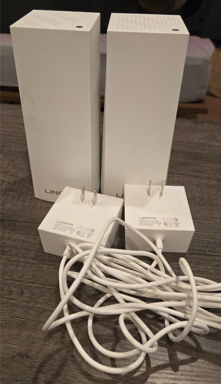 Cisco Linksys WHW03 V2 Intelligent Mesh Tri-Band Router - Pack of 2