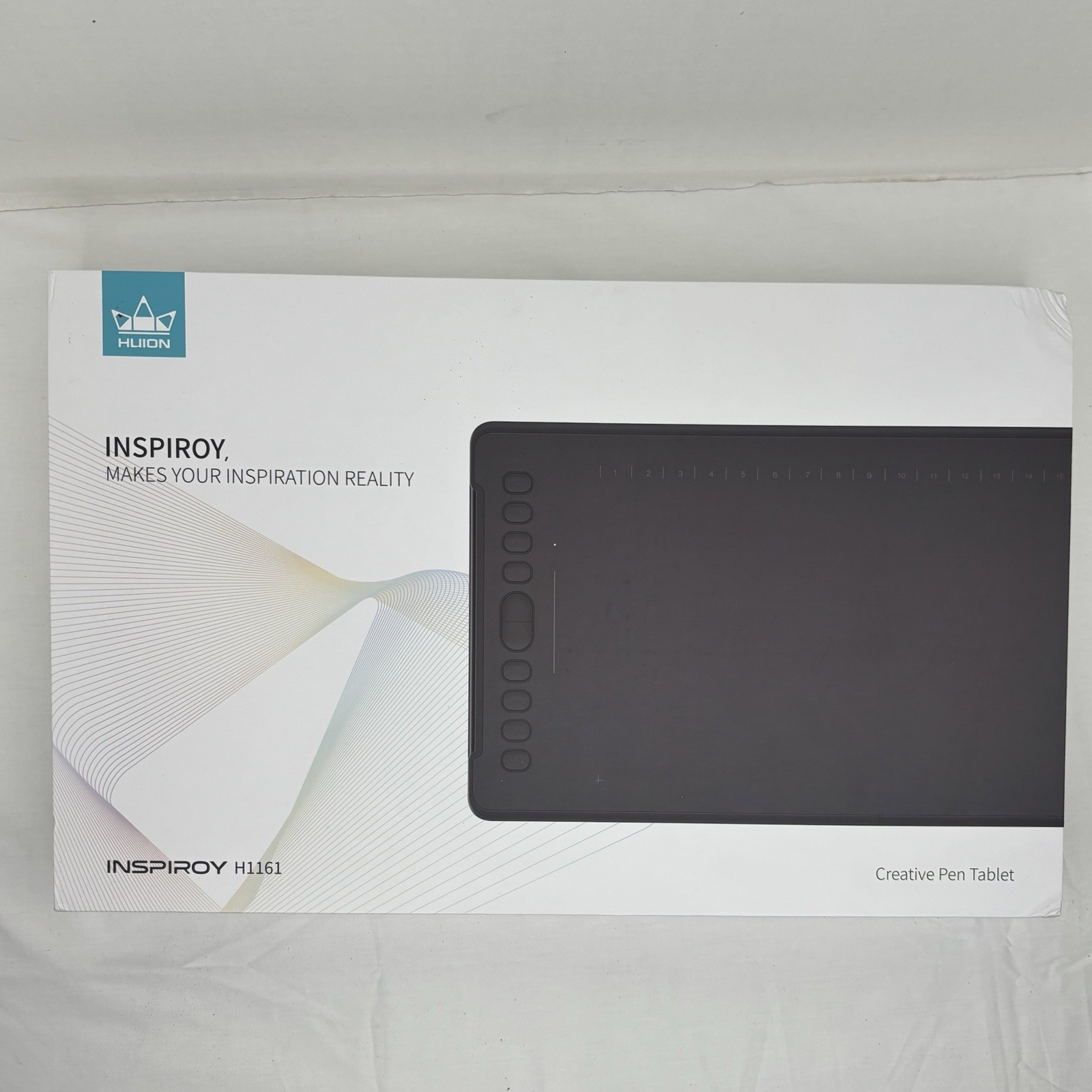 Huion Inspiroy H1161 Graphics Drawing Creative Pen Tablet - Black