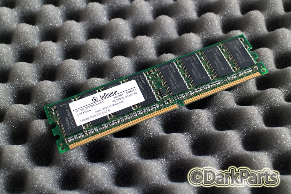 infineon HYS64D32300GU-6-C 256MB Memory RAM PC2700U-30330-A0