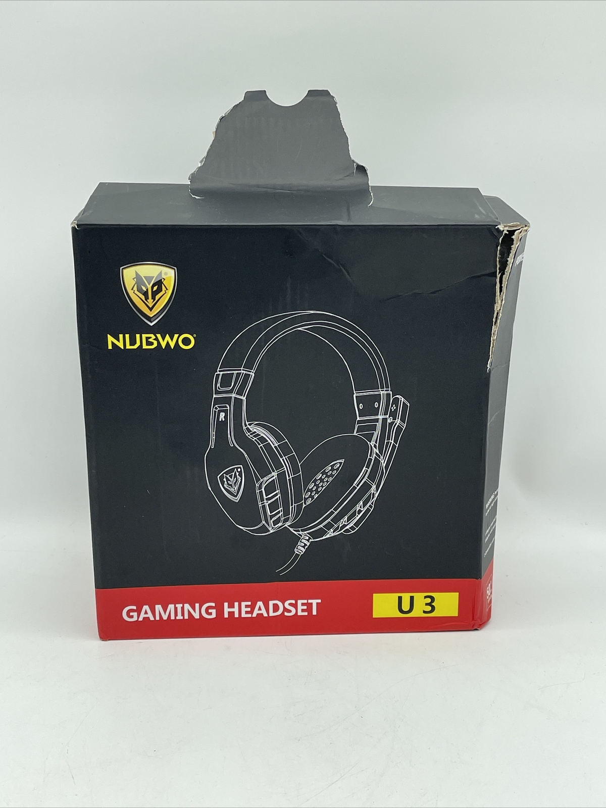 Nubwo U3 3.5mm Black Gaming Headset For PC PS Xbox Mac iPad Switch