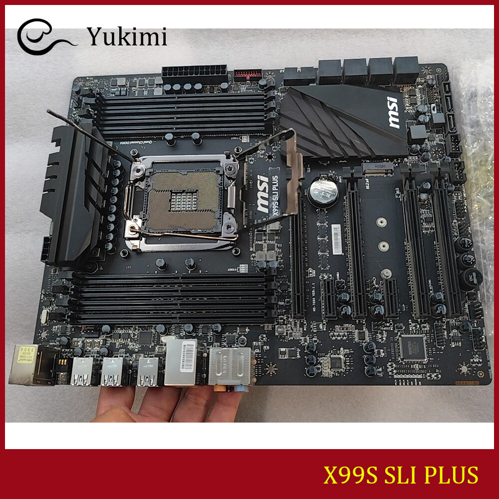FOR MSI X99S SLI PLUS DDR4*8 128GB LGA2011-3 ATX Motherboard Test OK