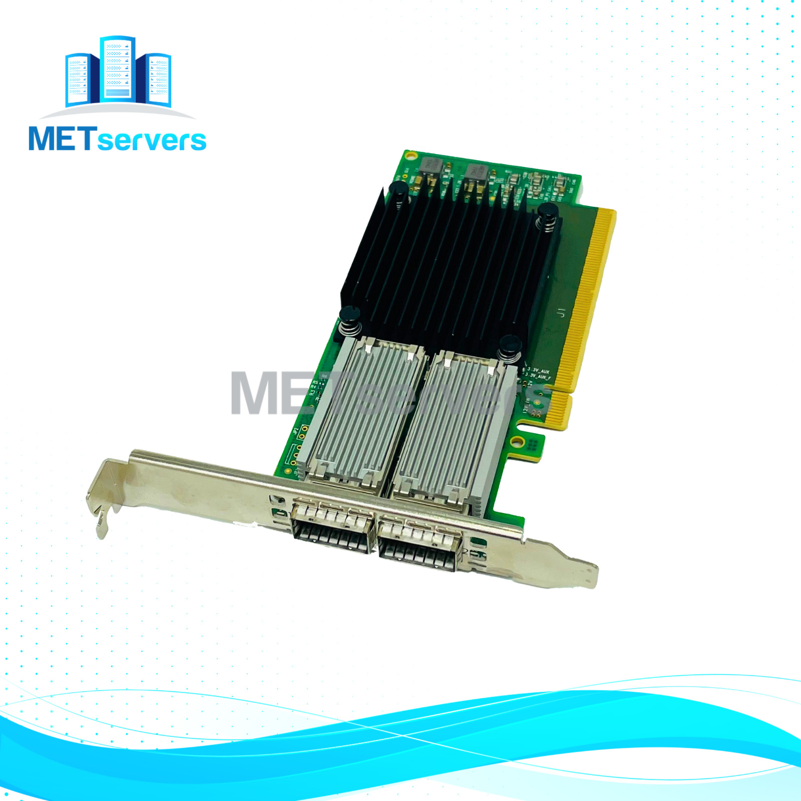 71C1T Dell Mellanox CX516A ConnectX-5 Dual Port 100GB QSFP PCIe Network Card 