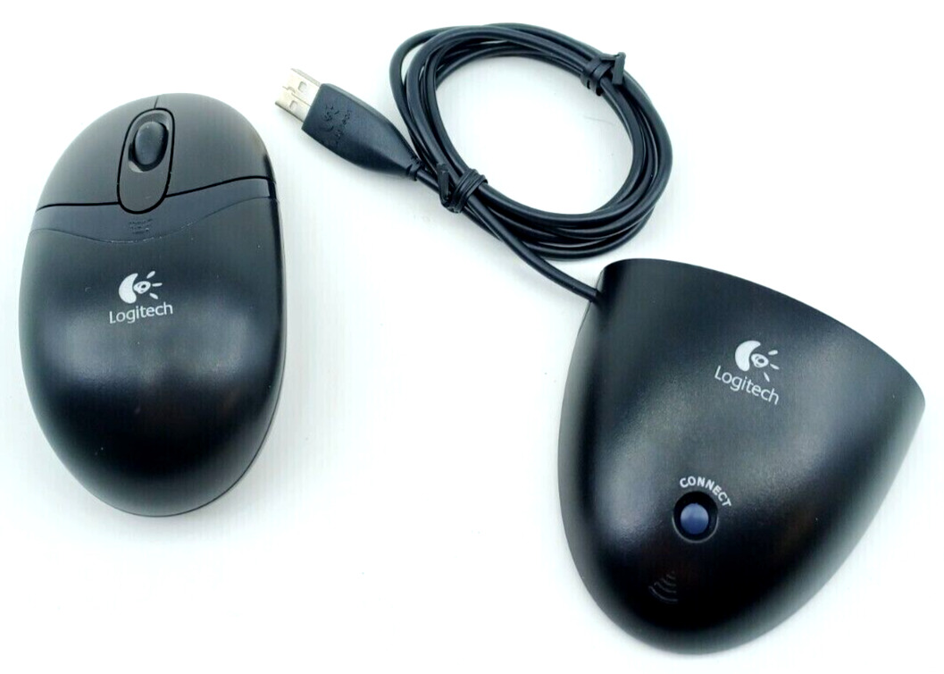 Logitech Cordless Optical USB Mouse with Cordless Mouse Receiver