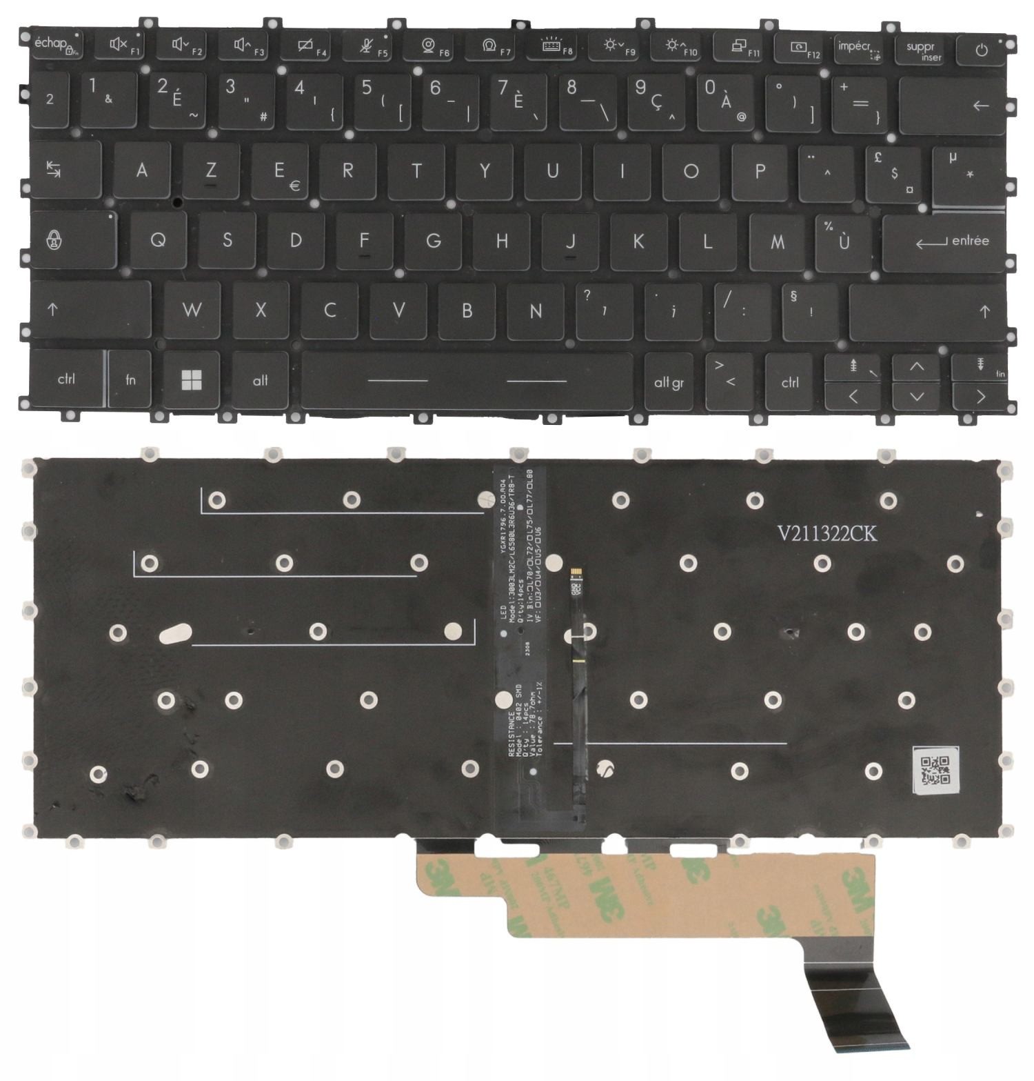Original FRENCH KEYBOARD FOR MSI Stealth 14 Studio A13UDX A13VE A13VF A13VG