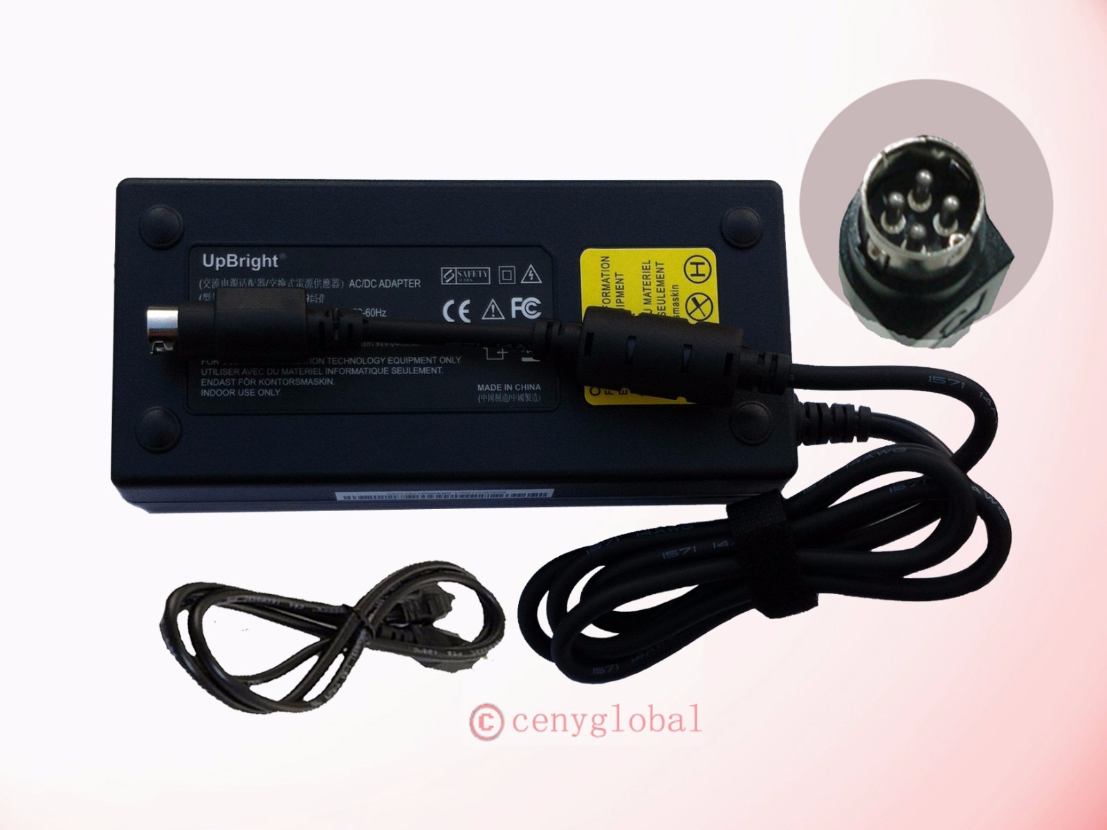 4-Pin AC Adapter Charger PSU For Clevo D9T D900T D9K D9C D901C LITEON PA-1221-03