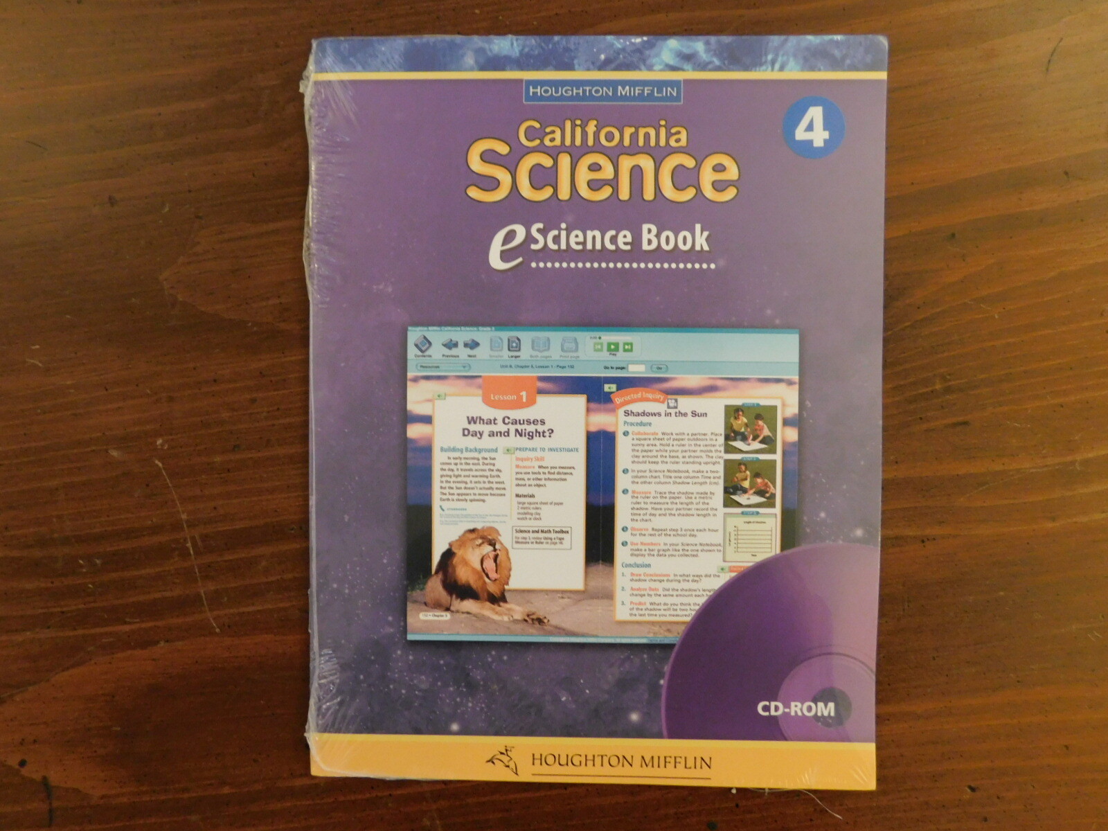 Houghton Mifflin California eScience Book, Grade 4; Brand New