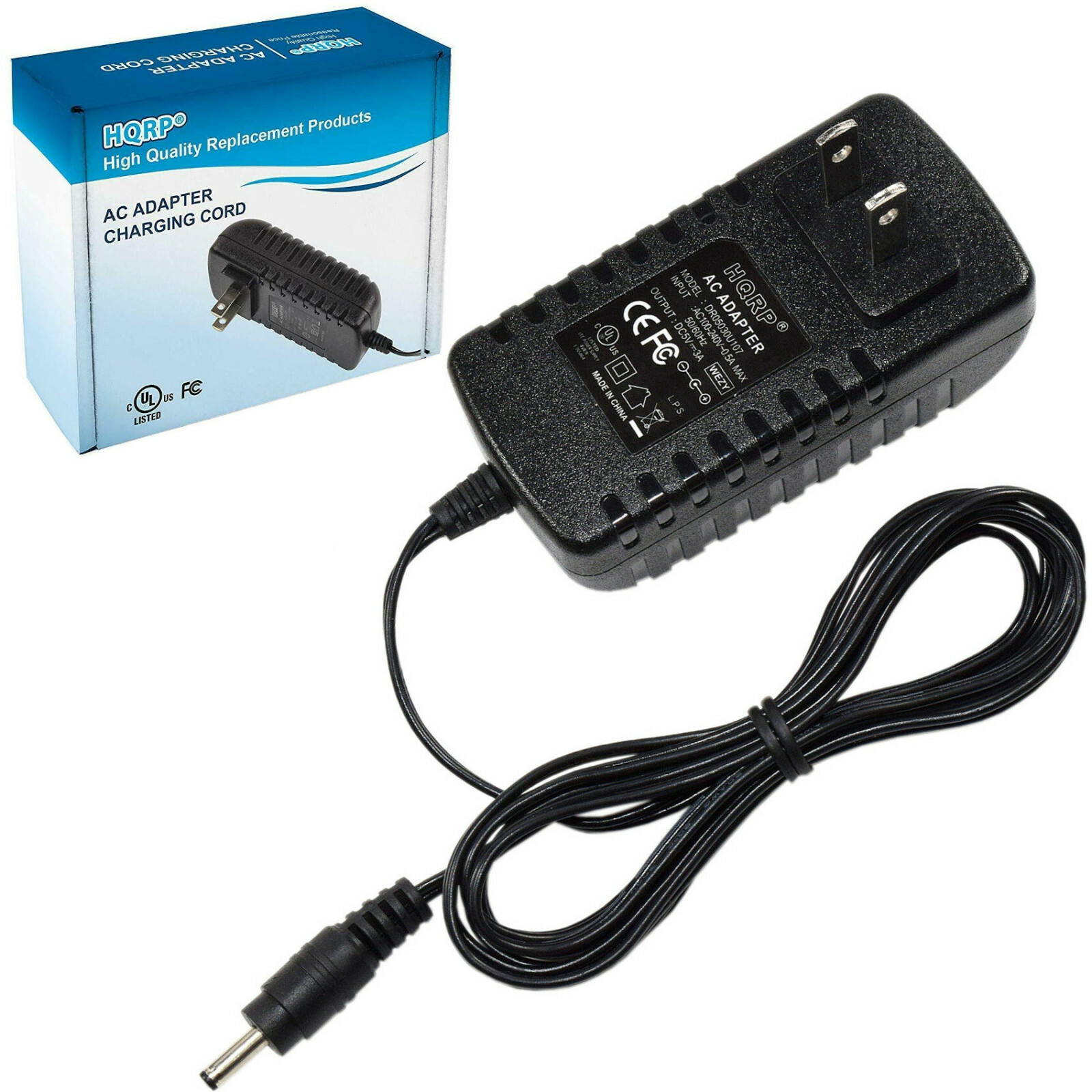 HQRP Adaptador de corriente para LaCie 2000363 Cable de alimentación, reemplazo