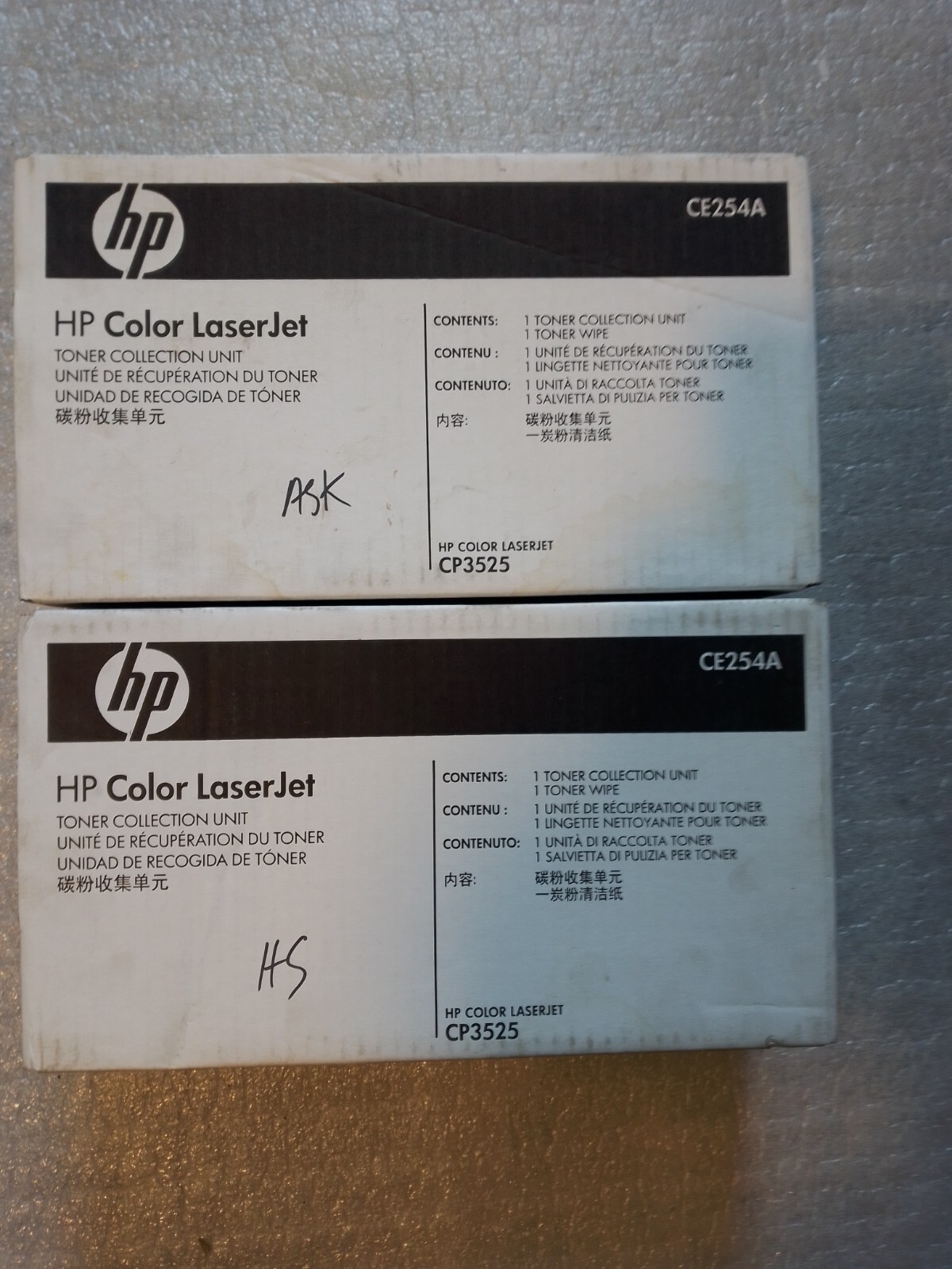 HP CE265A Waste Toner Collection Unit Genuine Original CP4020 - cp4520(lot of 2)