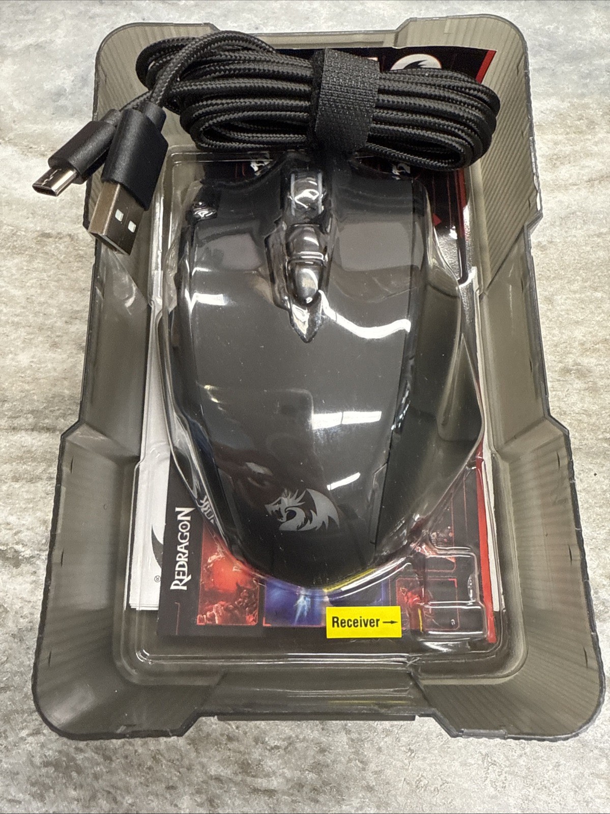Redragon M908 Impact RGB LED MMO Gaming Mouse with 12 Side Buttons, Optical Wire