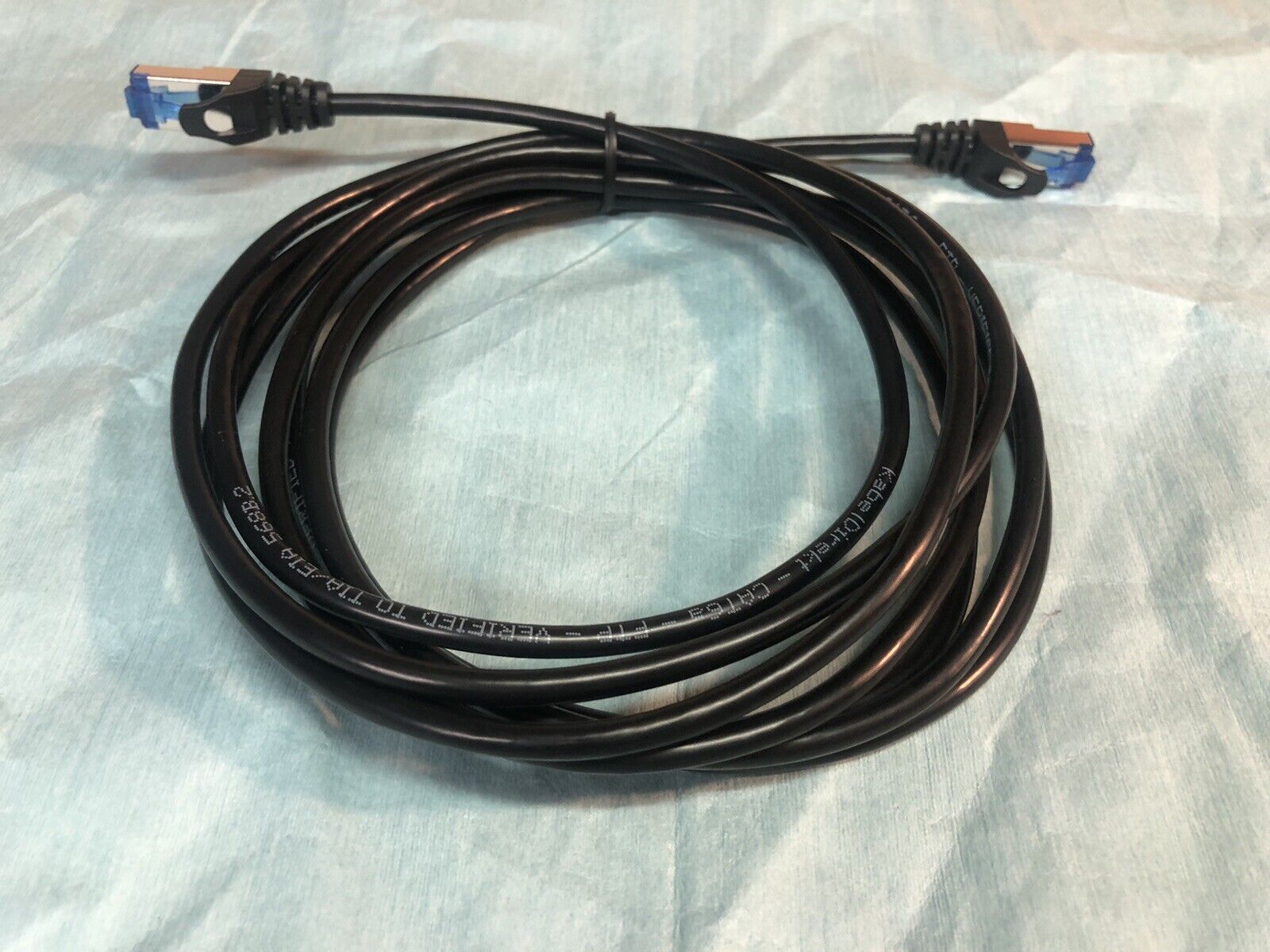 5 Pack Of 10ft Cat6a Patch Cables RJ45 KabelDirekt Premuim Quality Cables.