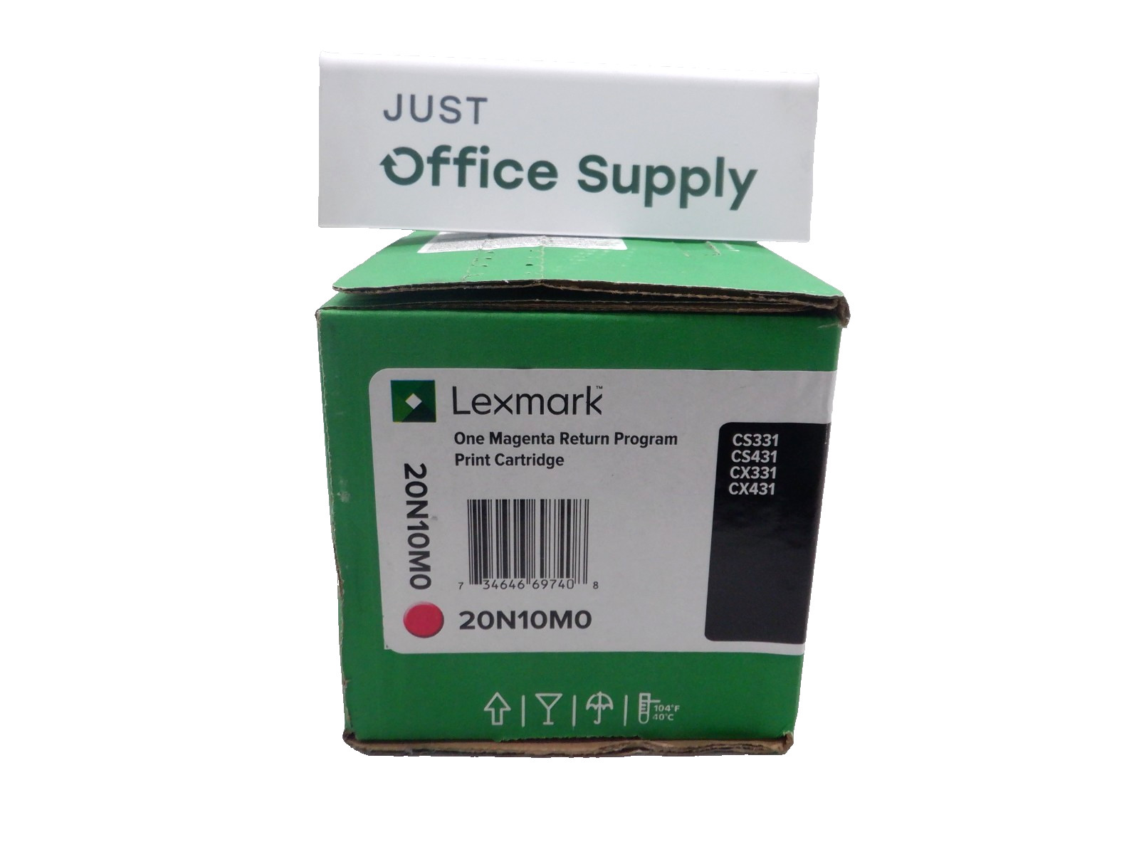 Genuine Lexmark 20N10M0 Magenta Return Program Toner Cartridge  D