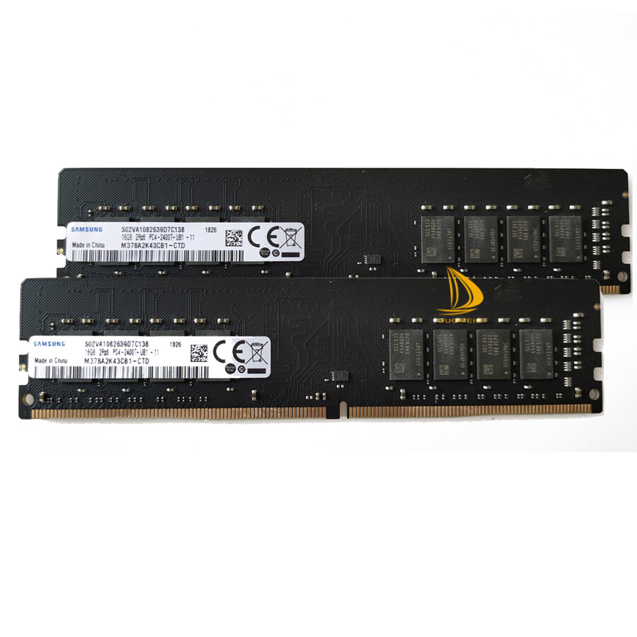 Samsung 32GB 2x 16GB PC4-2400T DDR4 RAM 19200MHz 288Pin UDIMM Desktop Memory