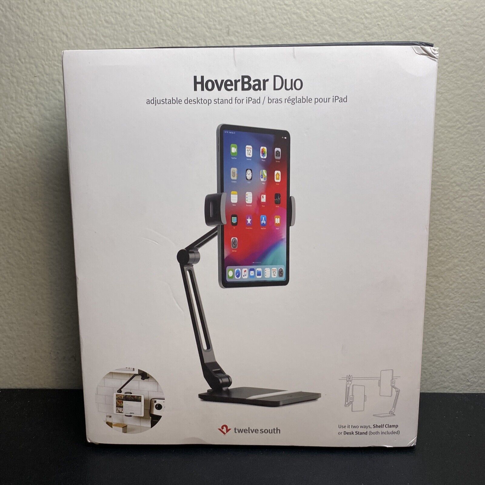 Twelve South HoverBar Duo for iPad iPad Pro Air Tablets Adjustable Desktop Stand
