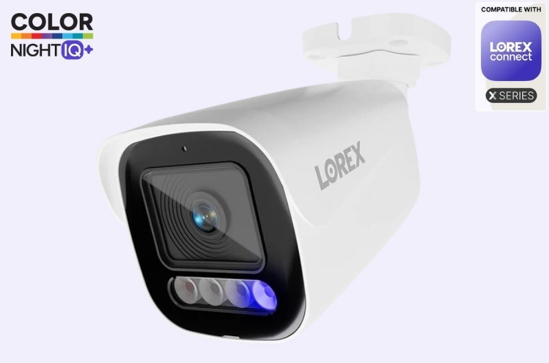 NEW Lorex Connect X5 4K PoE Bullet Camera with Color Night IQ+ - CNE01P-1BW-AB1