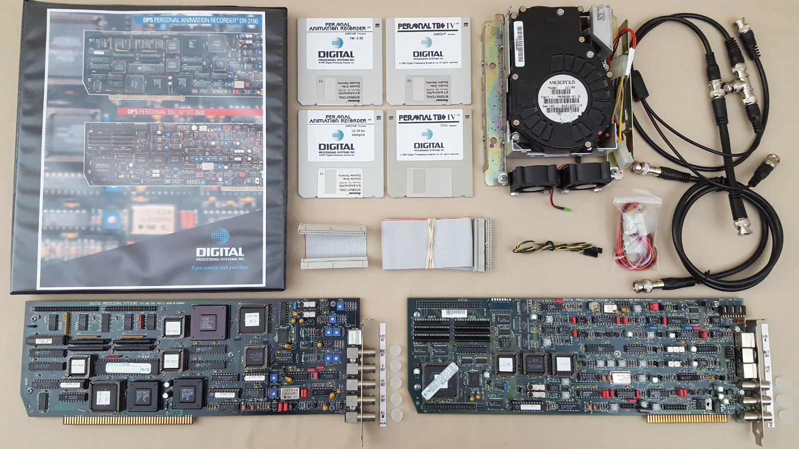 DPS TBC-IV & PAR Personal Animation Recorder Amiga 2000 3000 4000 Video Toaster