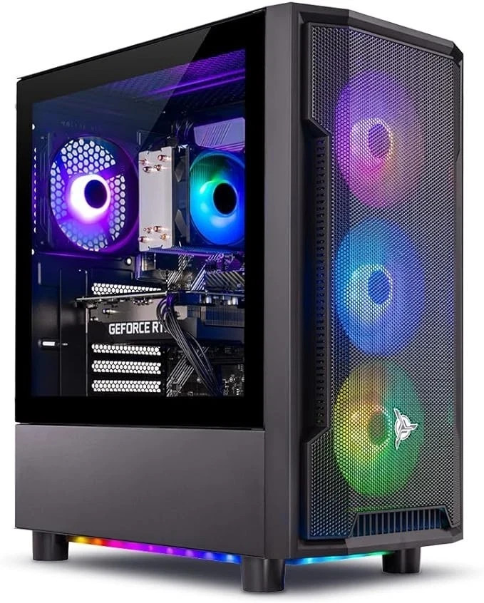 New SkyTech Gaming Shadow 4 Desktop PC AMD Ryzen 7 7700X 16GB 1TB Radeon 9070 XT