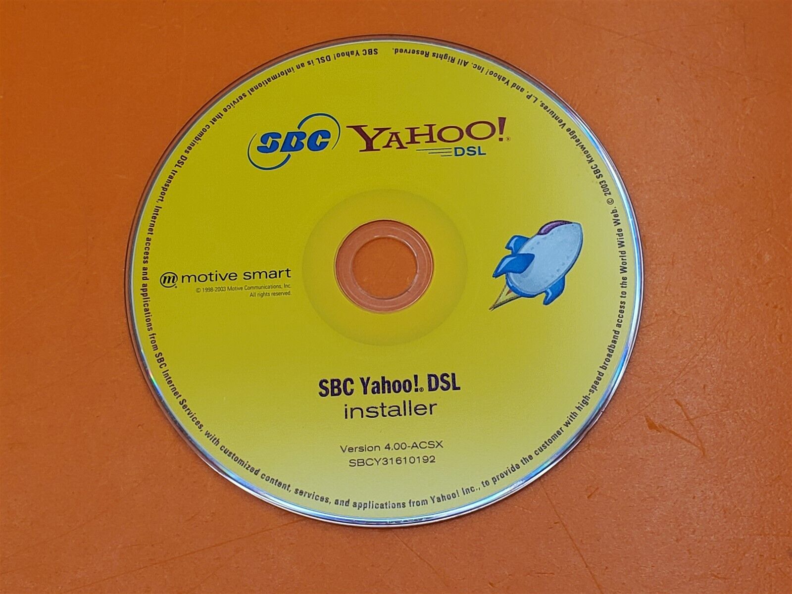 ⭐️⭐️⭐️⭐️⭐️ SBC Yahoo DSL Installer Version 4.00-ACSX Disc Only