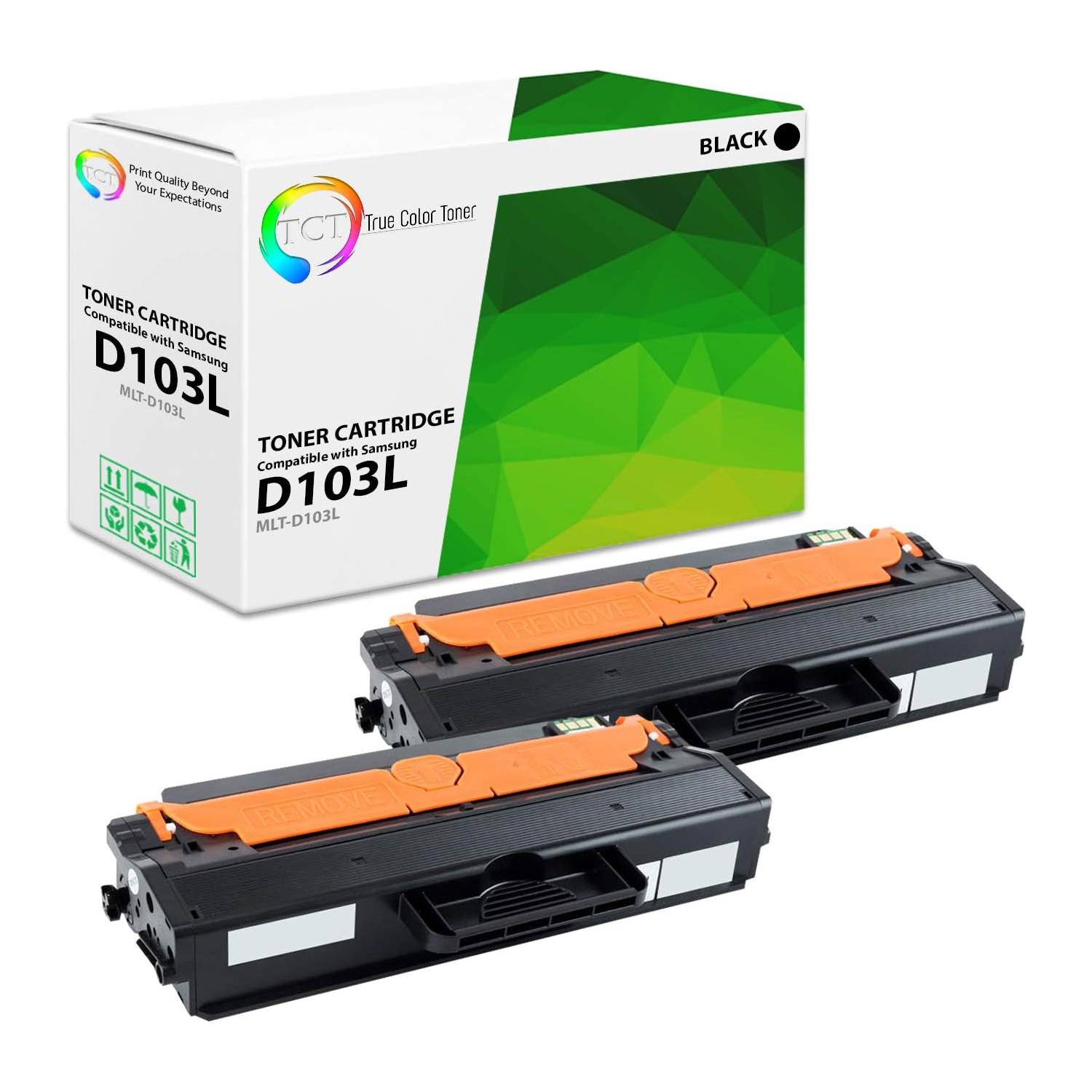 TCT 2 Black MLT-D103L High Yield Toner Cartridge For Samsung ML-2955 SCX-4729