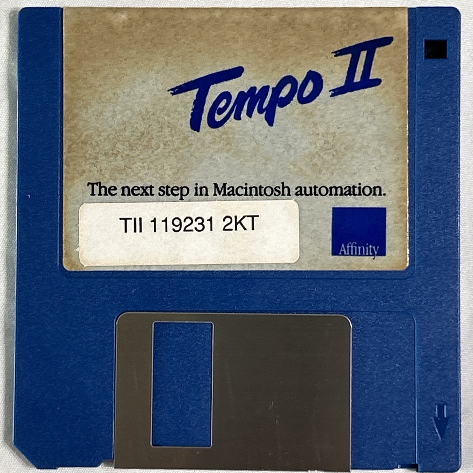 Macintosh Tempo II – 3.5" Double‑Sided Floppy Disk Vintage Apple Software
