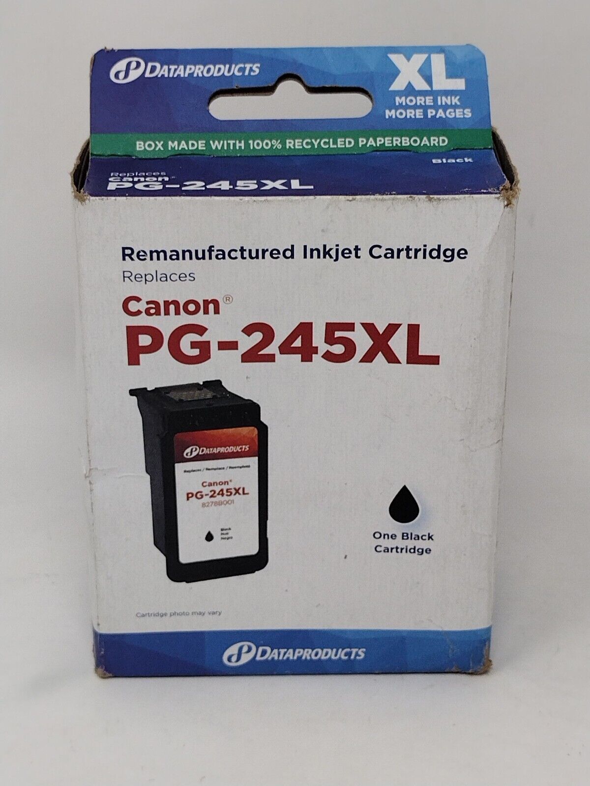 Dataproducts Replacement Black InkJet Cartridge Fit For Canon PG-245XL 