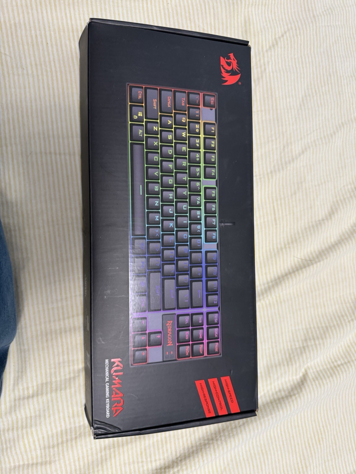 Redragon K552P Mechanical Gaming Keyboard TKL with 18 Backlight Modes