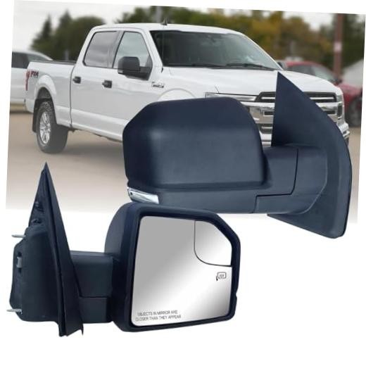 Replacement Passenger Right Side Door Mirror Textured Back Passenger (RH) Side