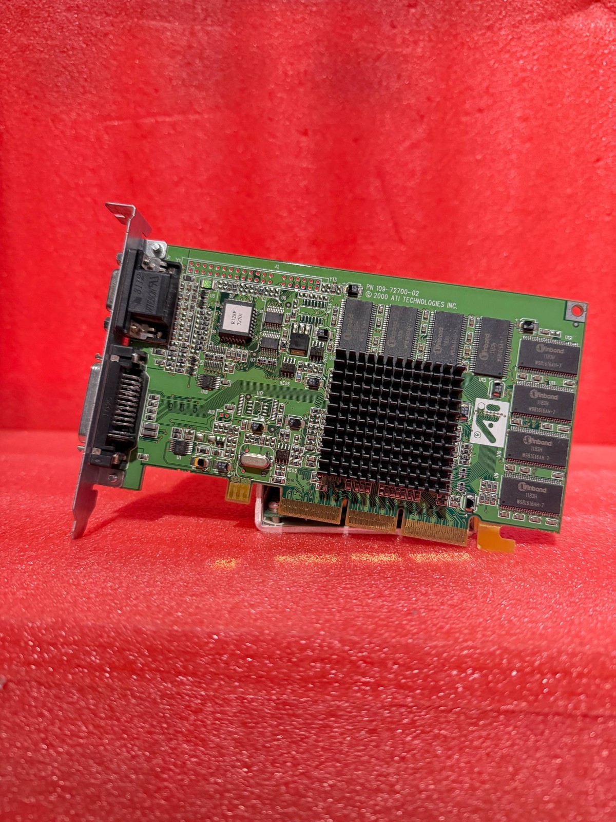 ATI 109-72700-02 Graphics Rage 128 Pro AGP Video Adapter 16Mb P/N:1027270109