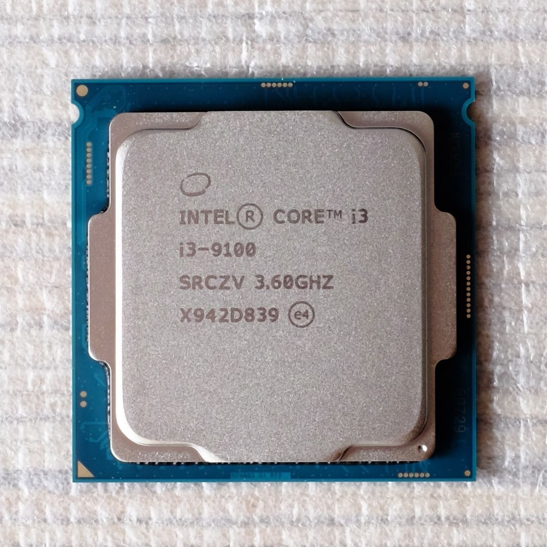 Intel Core i3-9100 3.6 GHz Quad-Core Processor (BX80684I39100)