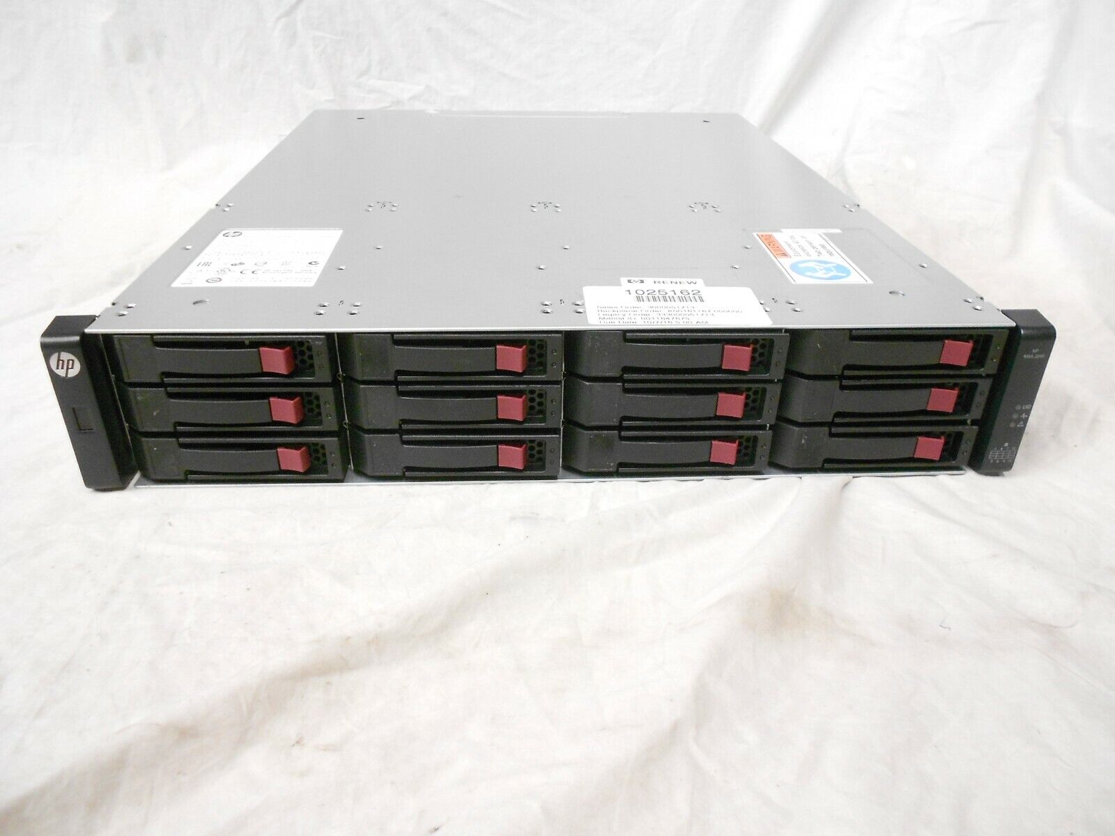 HPE HP 48TB MSA2040 MSA 2040 SAN Storage Array 12x 4TB 2x C8S53A SAS Controller