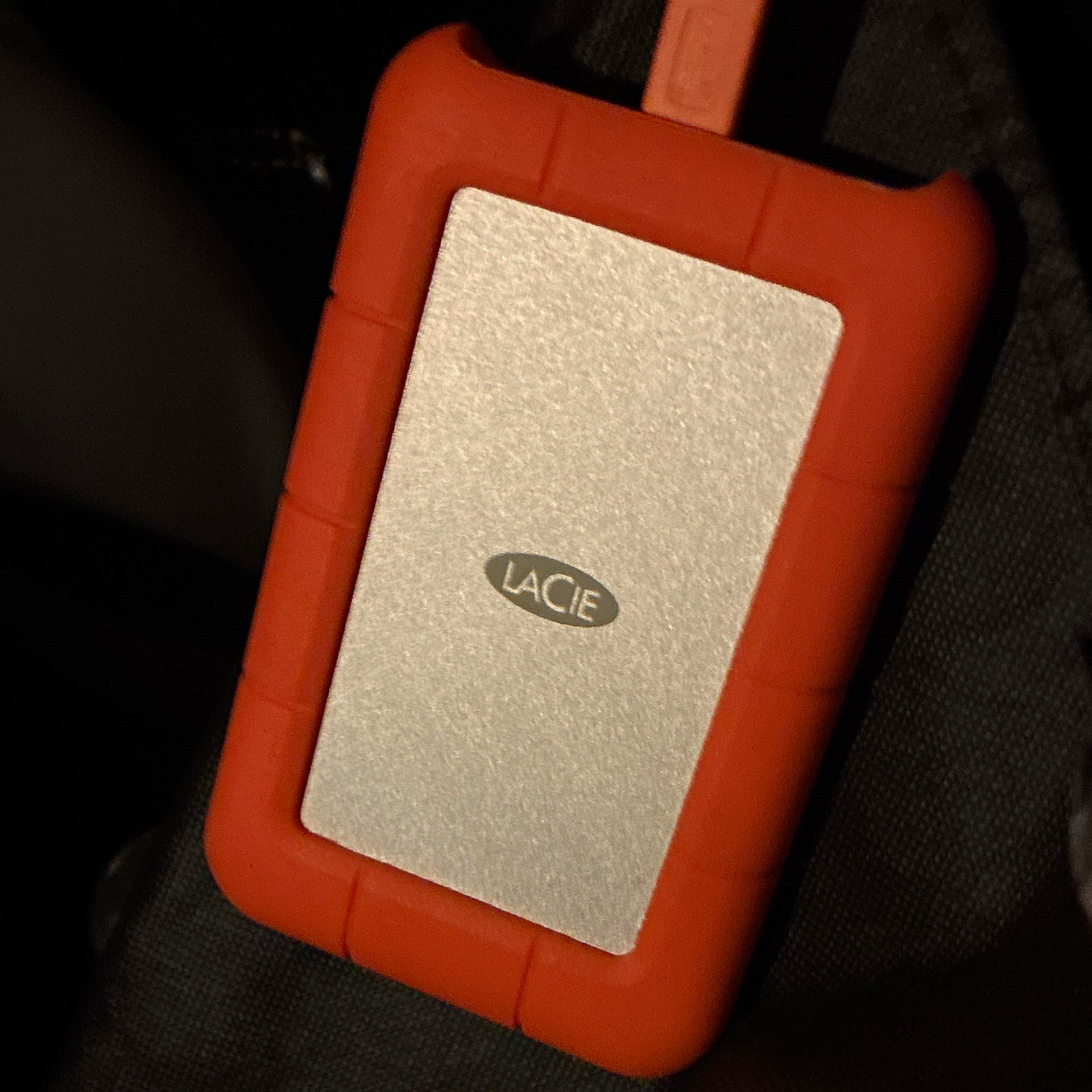 LaCie Rugged External Drive USB-C Rugged Portable Storage Orange/Silver