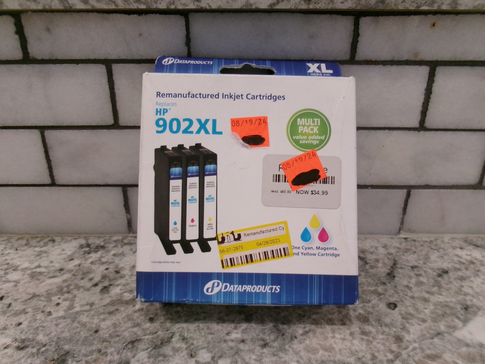 Dataproducts Inkjet Cartridges, NEW -  Replace HP 902XL - 5/2023
