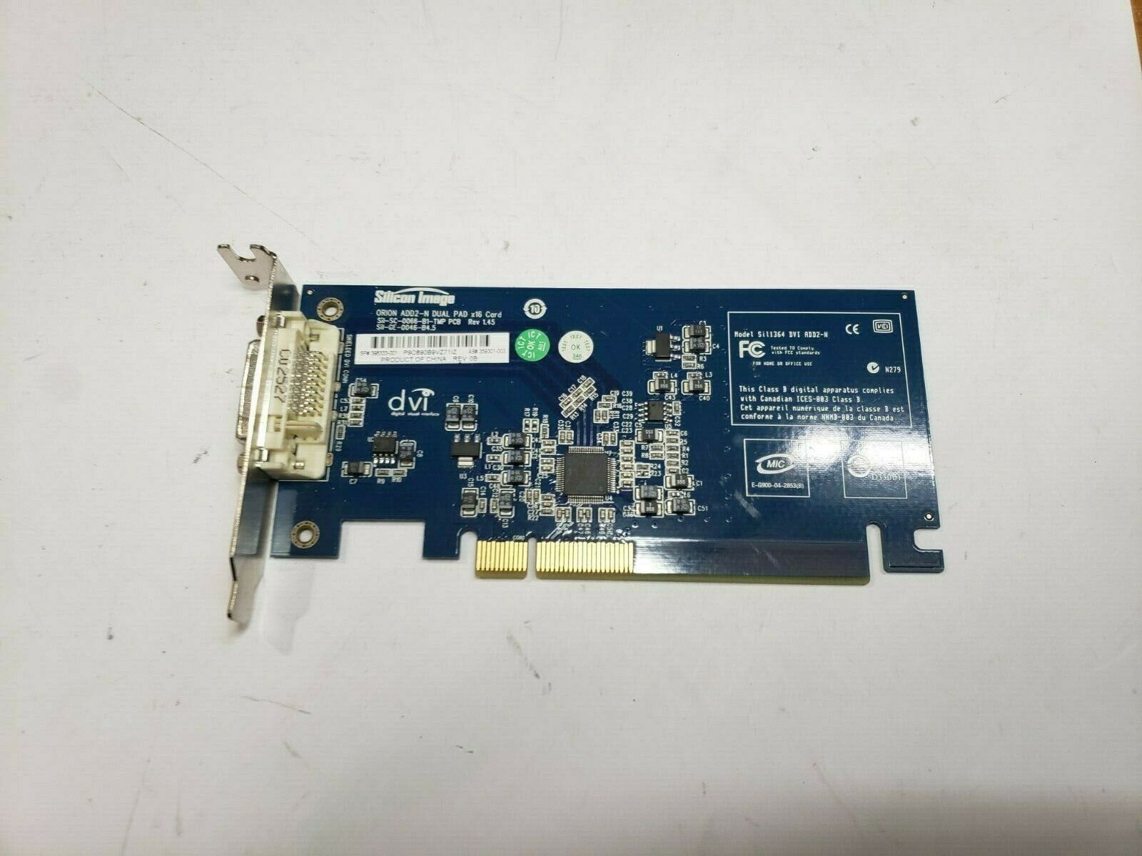 Silicon Image Sil1364 DVI ADD2-N Card 359301-003 398333-001 TESTED FAST SHIP |