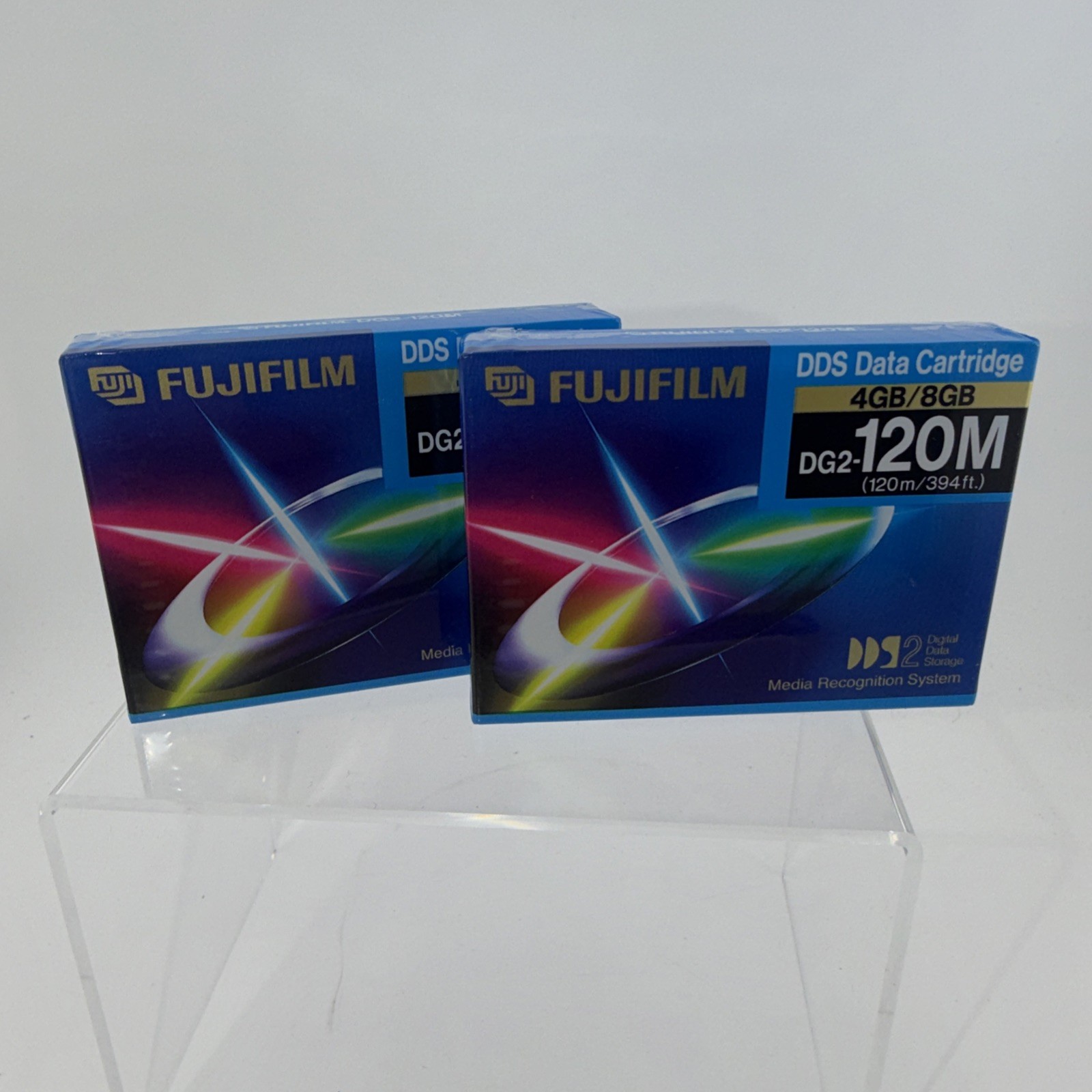 Two (2) FUJIFILM DG2-120M (DDS Data Cartridge) 4GB/8GB