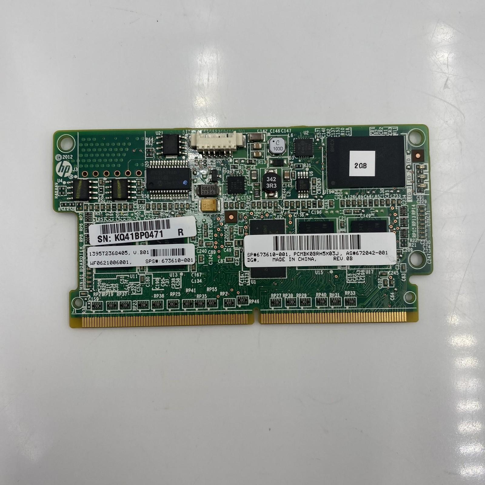 HP 2GB CACHE MODULE SMART ARRAY P721M 672042-001 673610-001