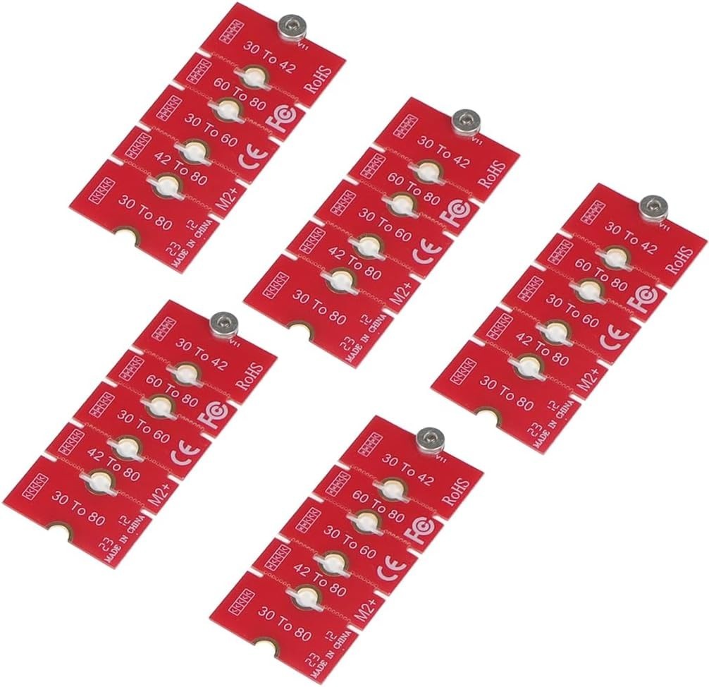 M.2 NVMe SSD Adapter Card 2230 2242 2260 2280 - 10 Pack, Extended Size Transfer
