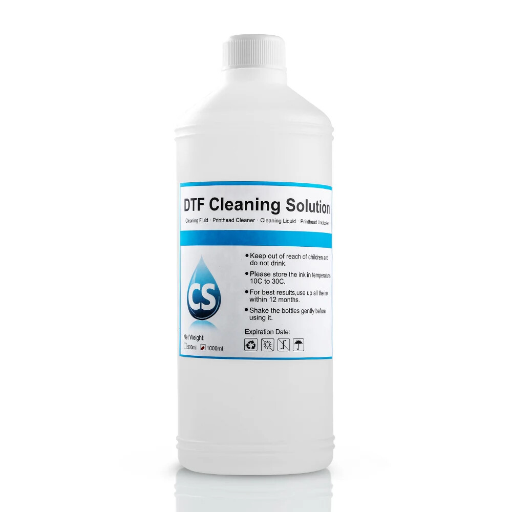 1000ML DTF Printhead Cleaning Kit DTF Textile Printing Ink Liquid