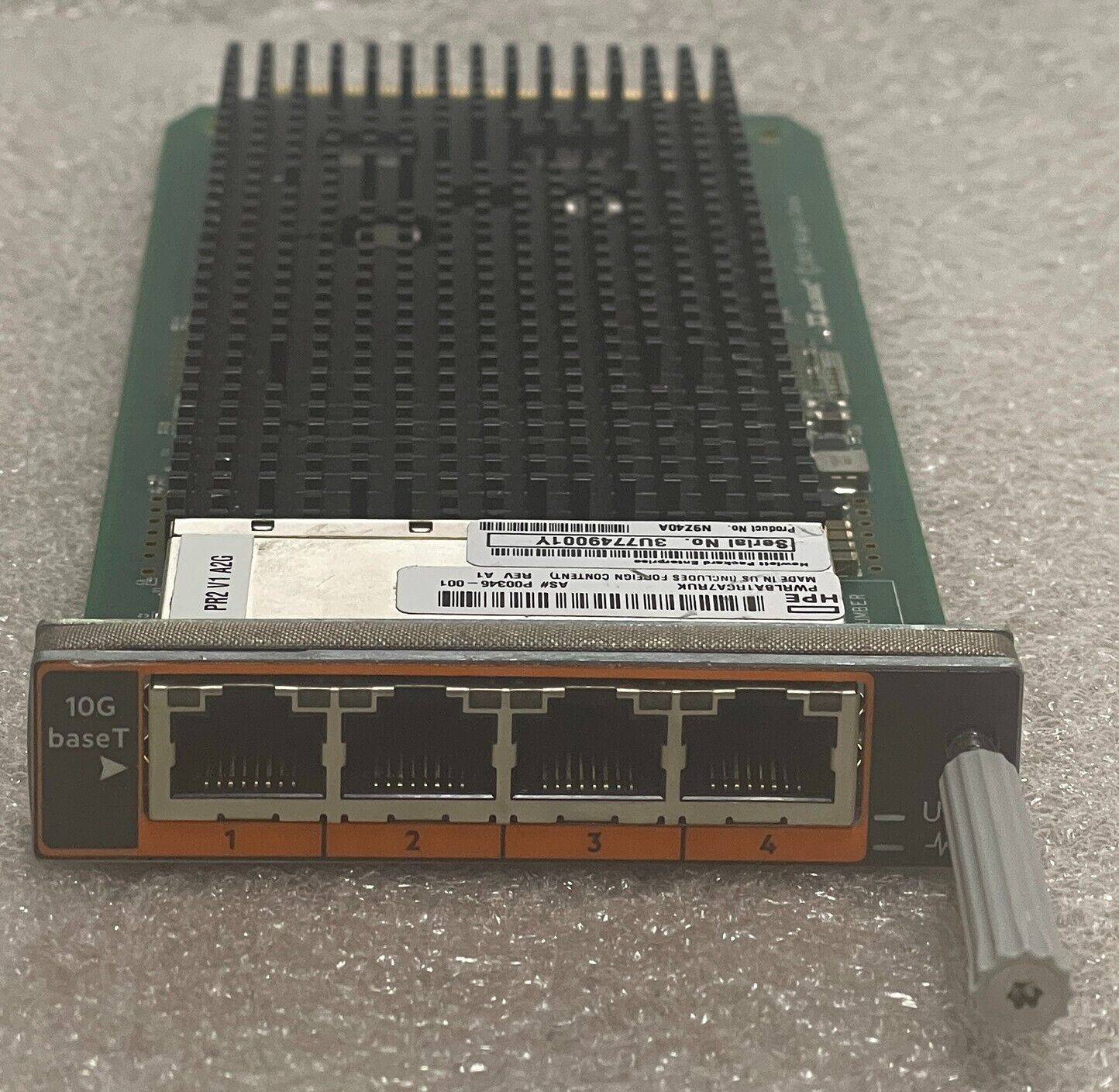 HPE 10GBASE-T 4-port Host Bus Adapter 10GB Qlogic QTH8644-RJ-HP HPE N9Z40