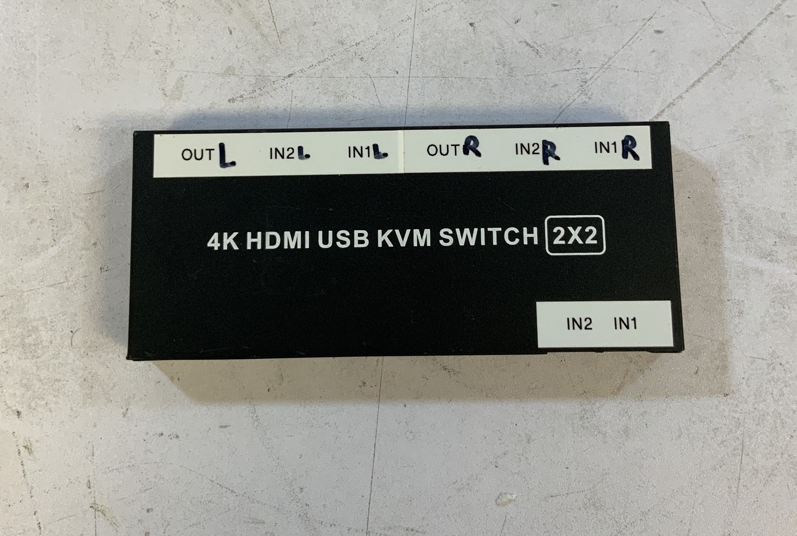 KVM Switch 2x2 4K 60Hz 2 in 2 out Dual Monitor HDMI NS N1B