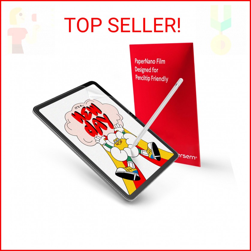 bersem 2-Pack Paperfeel Screen Protector for iPad A16 11th/10th Generation (11/1