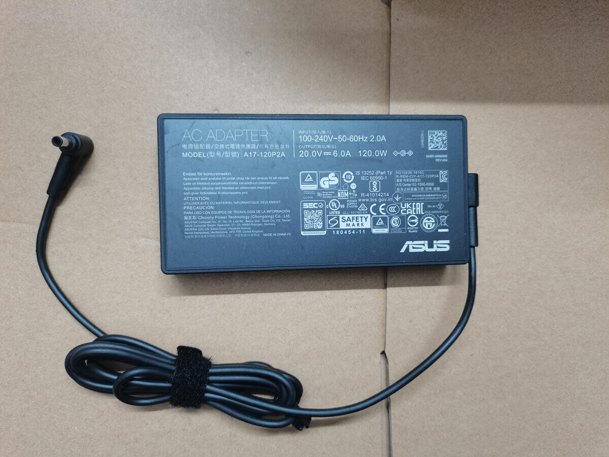 ASUS ZenBook 15 UX534F Laptop Charger Adapter OEM Slim 120W 4.5mm A17-120P2A