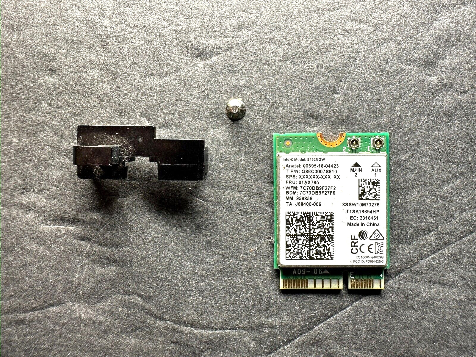 🔥Genuine Intel Wireless-AC 9462NGW WiFi 5 Card 802.11ac Dual Band Bluetooth 5.0