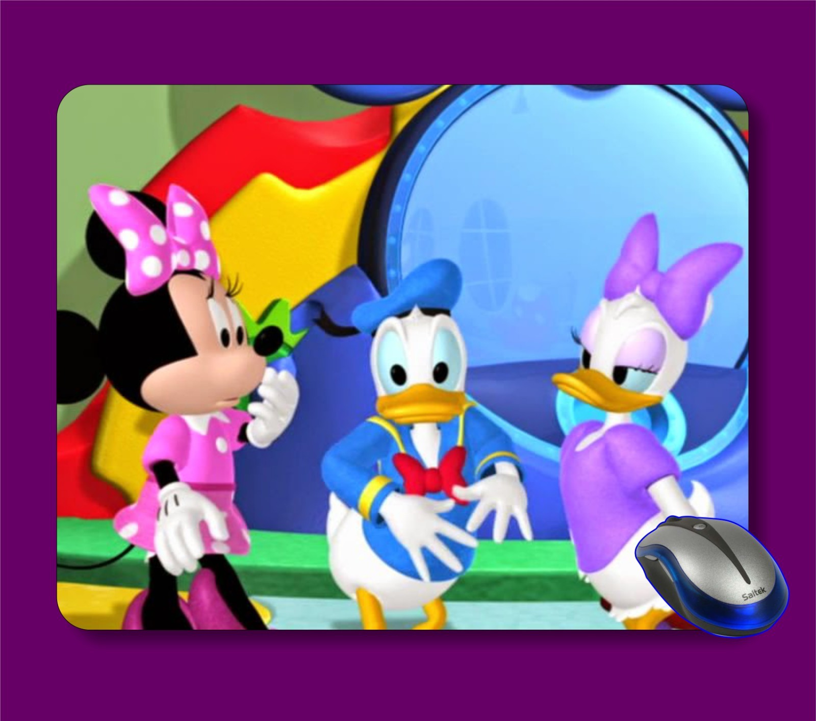 Donald Duck Mickey MOUSE Walt Disney Characters Computer Mouse Pad Gift    12