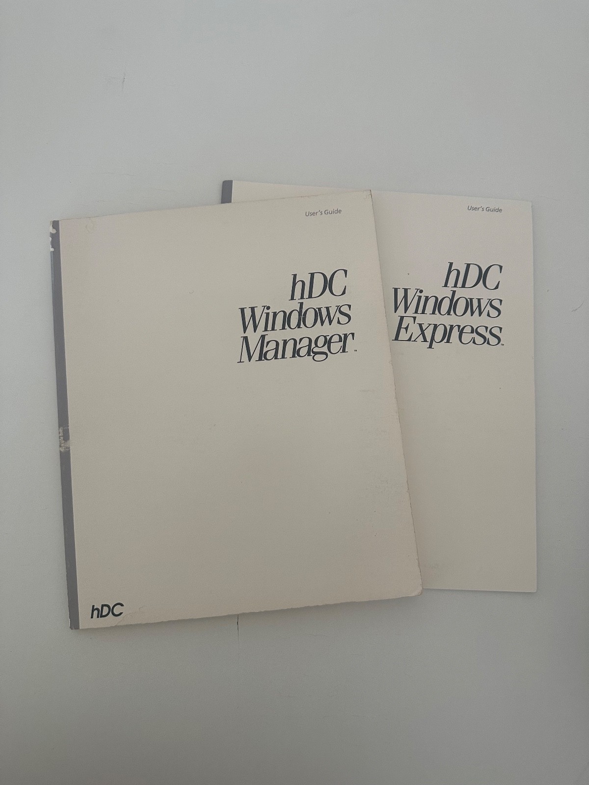 hDC Windows Manager and hDC Windows Express User's Guides, 1988