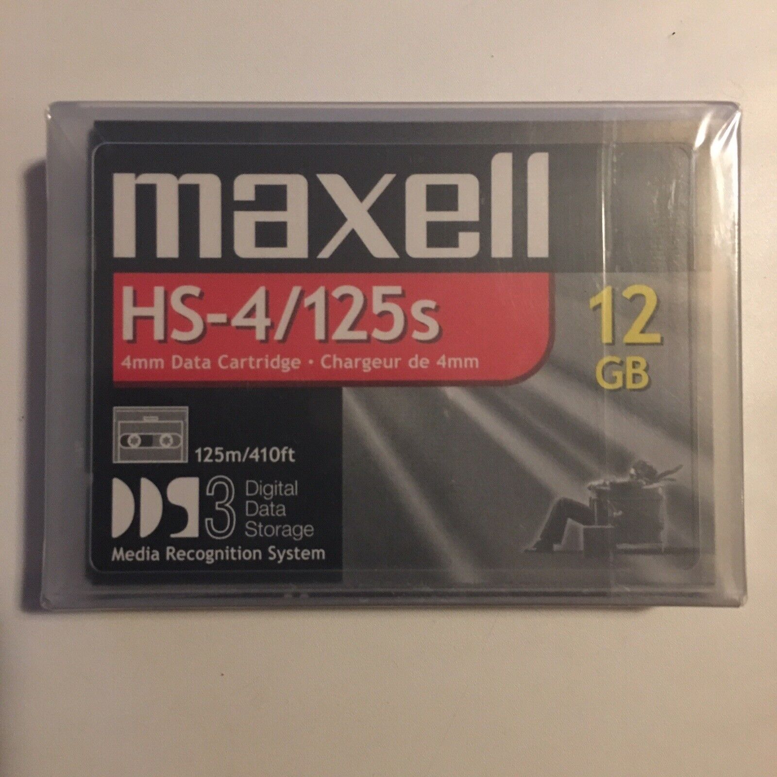 Lot Of 2 Maxell DDS-3 Data Tape Cartridges 12GB  125m HS-4/125S NEW