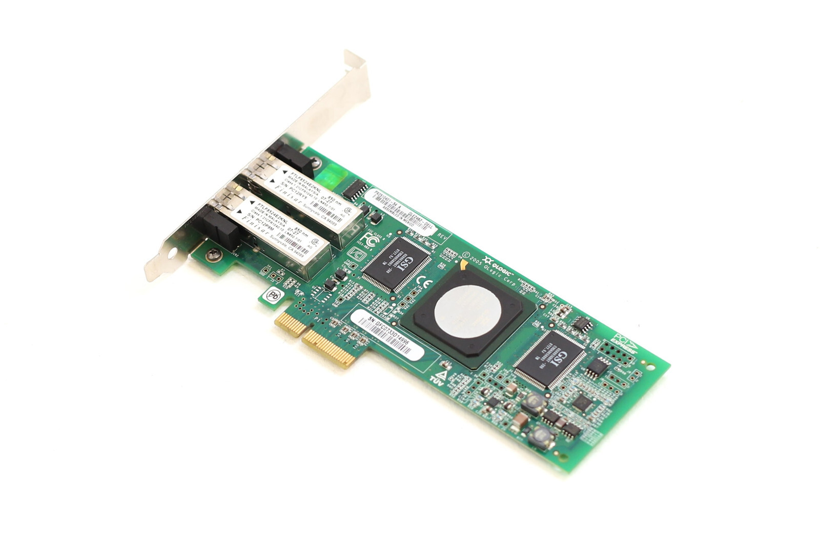 Dell QLE2462 Dual-Port 4GB FC PCIe x4 Host Bus Adapter Dell P/N: 0KC184 Tested